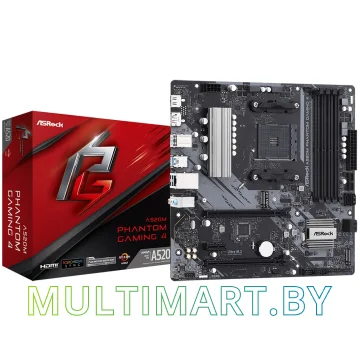 Материнская плата ASRock A520M Phantom Gaming 4 картинка 5